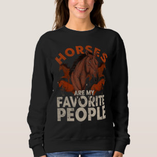 Horse  Equestrian Cute Animal Horse Riding  Horse Sweatshirt