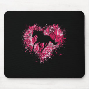 Horse Equestrian Rider Love Horseback Riding Girls Mouse Pad