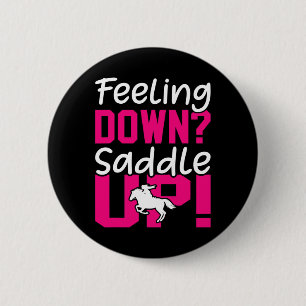 - Horse Equestrians 6 Cm Round Badge