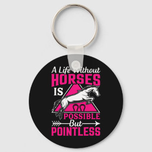 - Horse Equestrians Key Ring