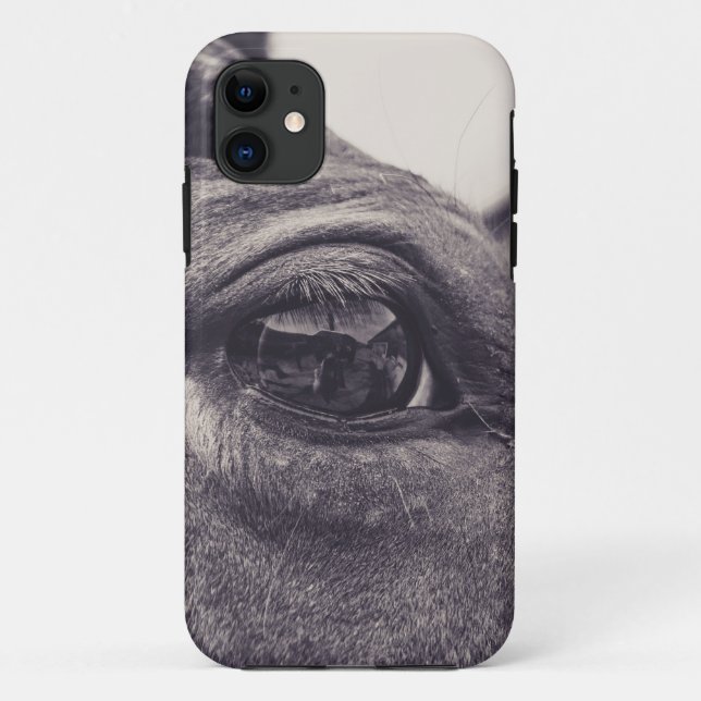 Horse Eye 001 Case-Mate iPhone Case (Back)