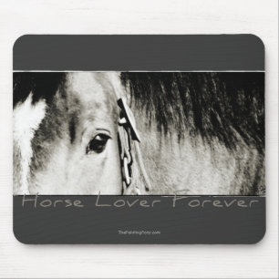 Horse Eye Photograph Mouse Pad