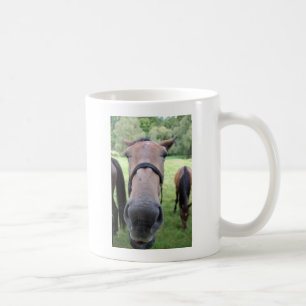 Horse face coffee mug