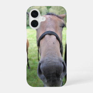 Horse face iPhone 16 case