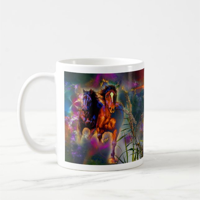 Horse Fantasy Coffee Mug (Left)