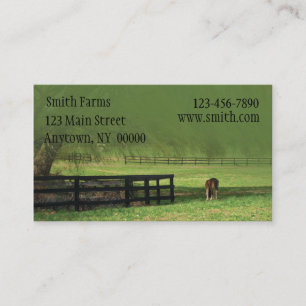 Horse Farm Business Card