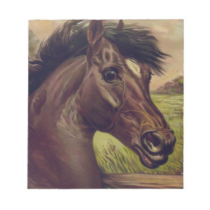 horse farm ranch ride sports western equine pet notepad