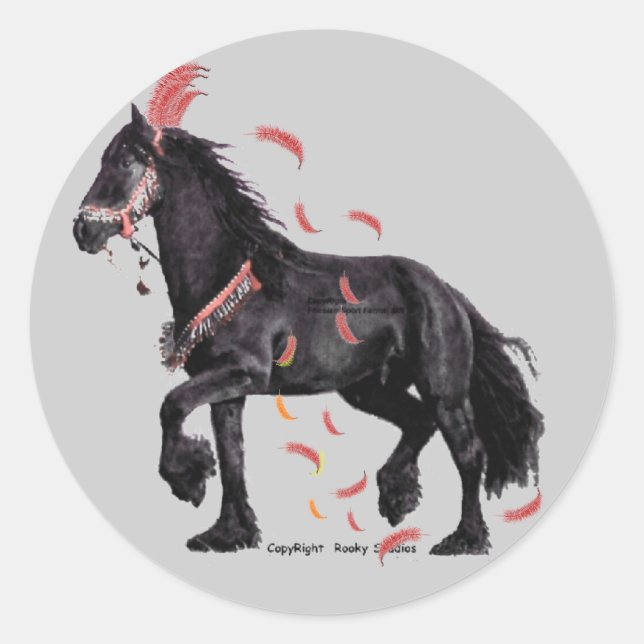 Horse Feathers Stickers (Front)