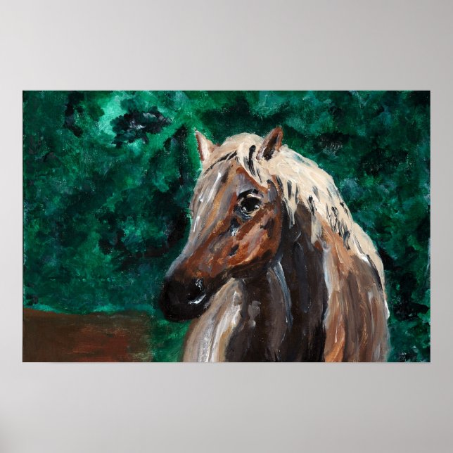 Horse Fine Print Matte (24" x 16") (Front)