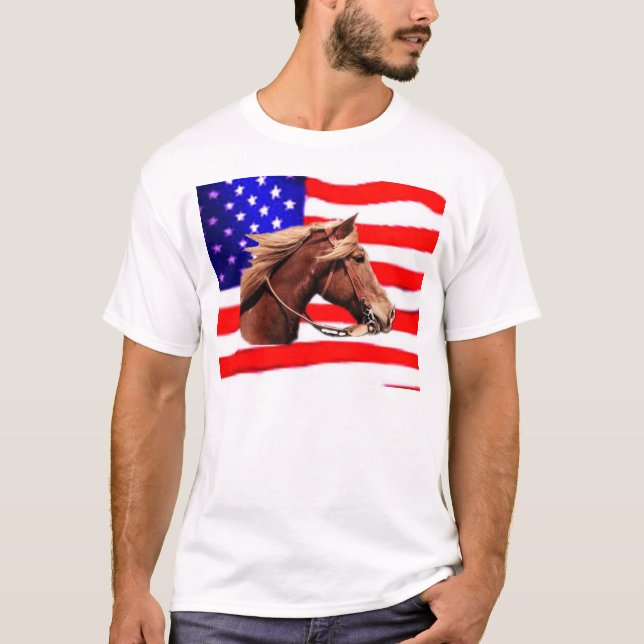 Horse/Flag T-Shirt (Front)