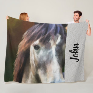Horse Fleece Blanket