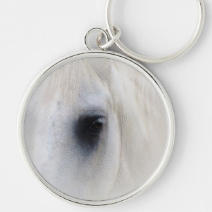 Horse & Floral Key Ring