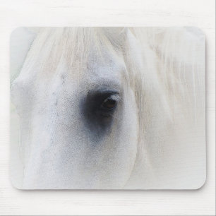 Horse & Floral Mouse Pad