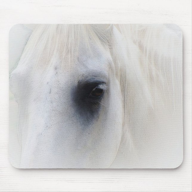 Horse & Floral Mouse Pad (Front)