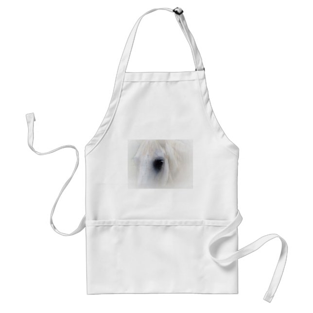 Horse & Floral Standard Apron (Front)