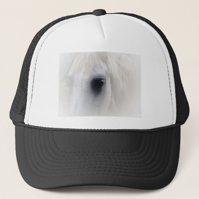 Horse & Floral Trucker Hat (Front)