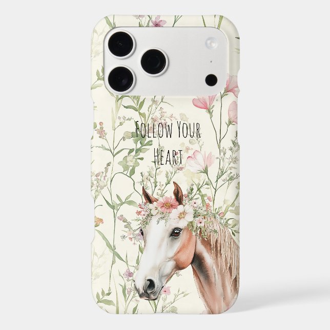 Horse Floral Wreath (Back)