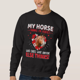 Horse  For Girls & Women Who Love Horses 5 Sweatshirt