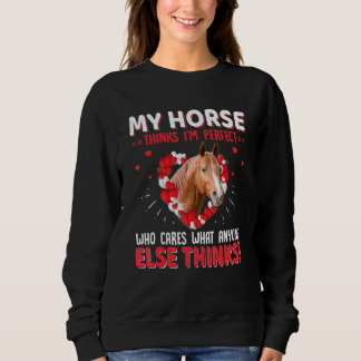 Horse  For Girls & Women Who Love Horses 5 Sweatshirt