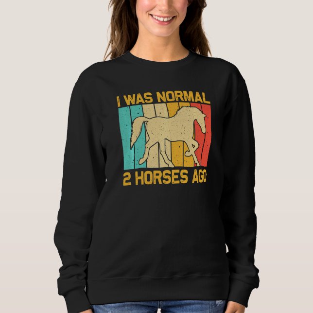 Horse For Men Women Horse  Horse Racing Sweatshirt (Front)