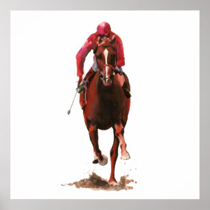 Horse for walls poster