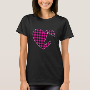 Horse  For Women Love Horses Buffalo Pink Plaid He T-Shirt