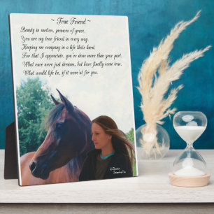 Horse Friend Poem Plaque
