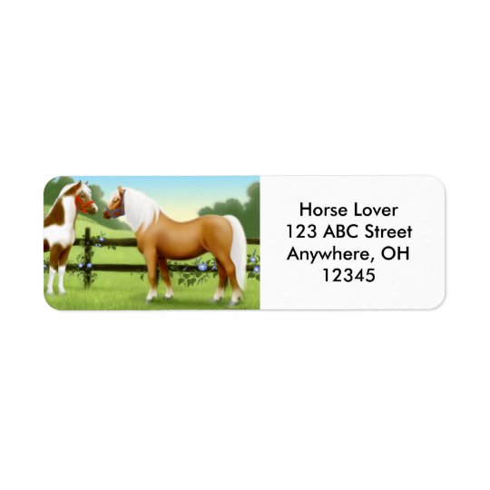 Horse Friends Label Return Address Label