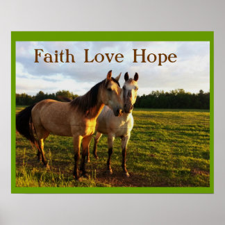 Horse Friendship Poster