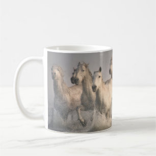Horse Galloping in the Mediterranean Water Coffee Mug