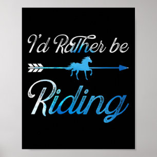 Horse Gifts For Girls. Riding4 Poster