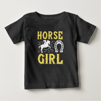horse girl-01 baby T-Shirt