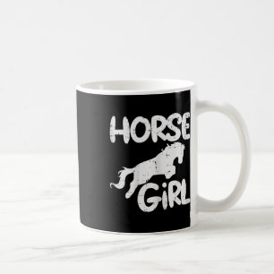 Horse Girl Animal Horseback Riding Equestrian Girl Coffee Mug