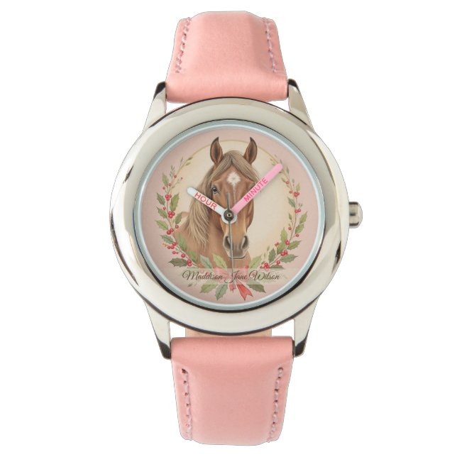 Horse Girl Christmas Watch (Front)