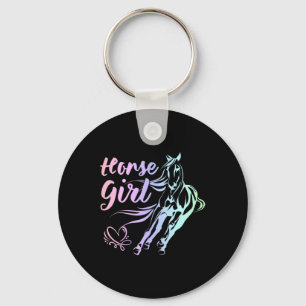 Horse Girl Equestrian Rider Horse Lover Horseback Key Ring