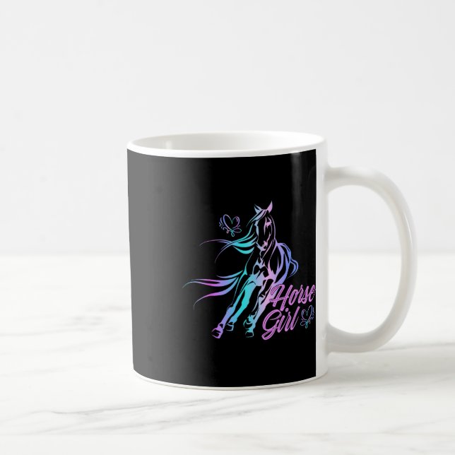 Horse Girl Equestrian Rider Saying Horseback Ridin Coffee Mug (Right)