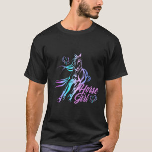 Horse Girl Equestrian Rider Saying Horseback Ridin T-Shirt