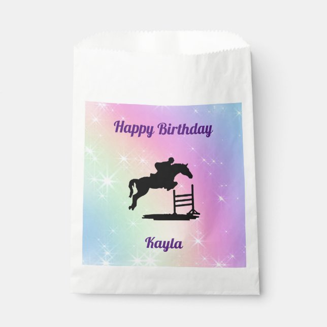 Horse Girl Favour Bag (Front)