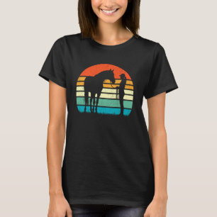 Horse Girl Funny Horse Riding Retro Equestrian Far T-Shirt