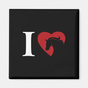 Horse Girl Gifts I Love My Horse Equestrian Horseb Magnet