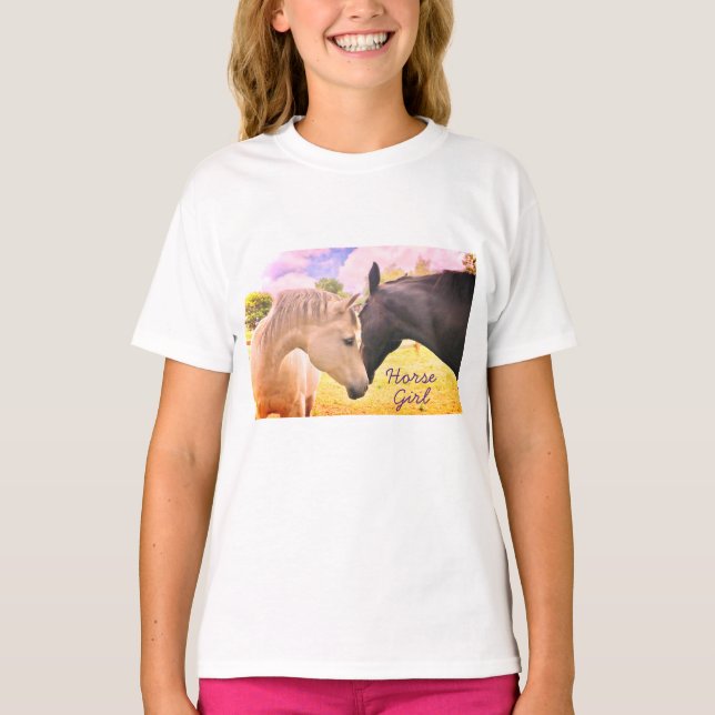 Horse Girl -  Girl's T-Shirt (Front)