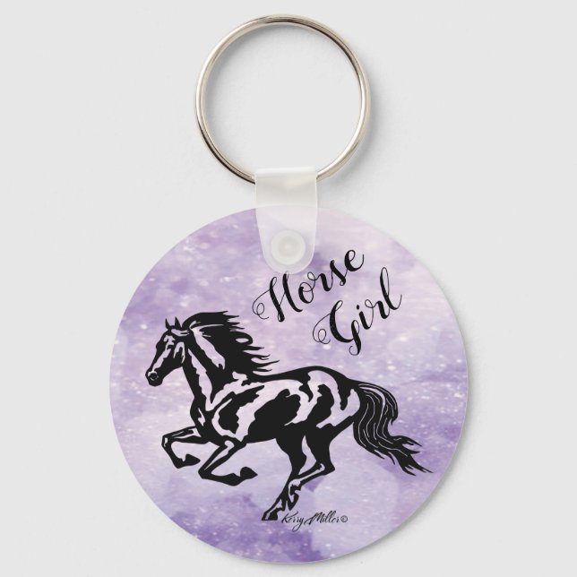Horse Girl, Horse Keychain (Front)