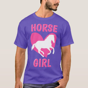 Horse Girl Horseback Riding Equestrian Horse Lover T-Shirt