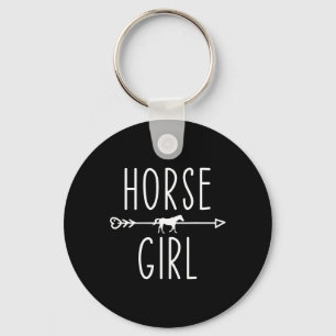 Horse Girl I Love My Horses Riding Lover Equestria Key Ring