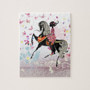 Horse Girl Jigsaw Puzzle