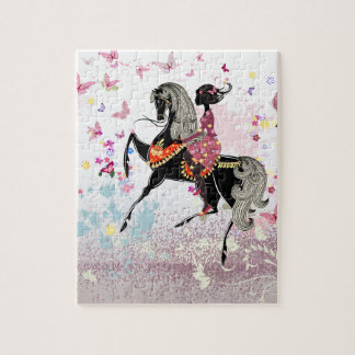 Horse Girl Jigsaw Puzzle