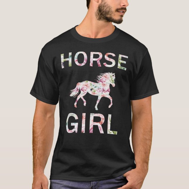 horse girl T-Shirt (Front)