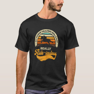 Horse Girl Vaulting 4 T-Shirt