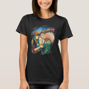 Horse Girl Women Horseback Riding Horse  Girl Colo T-Shirt
