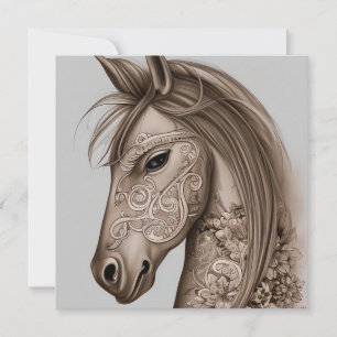Horse Graphic Card